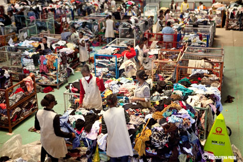 Centre de tri, Le Relais, à Madagascar.