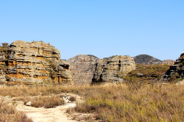 Massifs et plateaux de Madagascar.