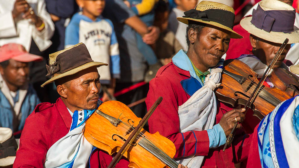 Fête, Hira Gasy, à Madagascar.